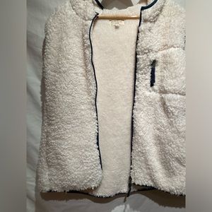 Weatherproof Brand Woman Fleece Hooded Vest  Size XL